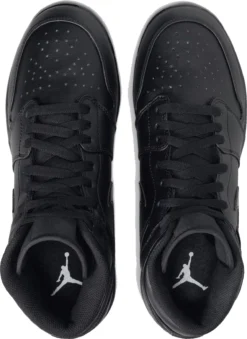 Nike Men's Jordan 1 Retro MCS High Baseball Cleats -Ball Series Store AV5354 002Z BlackBlack TOP alt1