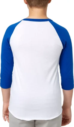 Adidas Youth Triple Stripe ¾ Sleeve Baseball Practice Shirt -Ball Series Store BBA00105 SurfTheWeb BCK