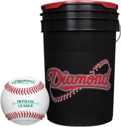 Diamond D-OB Official League Practice Bucket Of 30 Baseballs -Ball Series Store BKTBD OB30 NOCOLOR DET