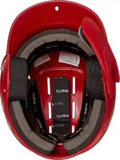 Adidas Senior Captain Baseball Batting Helmet W/ Jaw Guard -Ball Series Store BTE00619LH RED NOCOLOR TOP