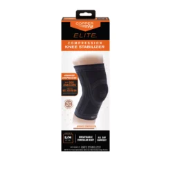 Copper Fit Elite Knee Stabilizer 8 Copper Fit Elite Knee Stabilizer -Ball Series Store CFEKNSTB LXL Black PKG