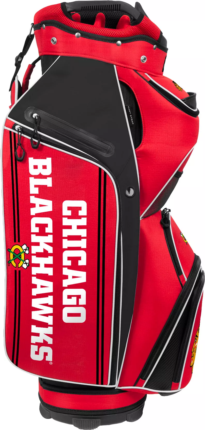 WinCraft Team Effort Chicago Blackhawks Bucket III Cooler Cart Bag 5 WinCraft Team Effort Chicago Blackhawks Bucket III Cooler Cart Bag - Image 3