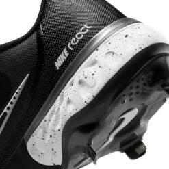 Nike Men's Alpha Huarache Elite 3 Metal Baseball Cleats -Ball Series Store CK0746 010 BlackBlack DET alt1