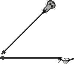 StringKing Intermediate Complete 2 Defense Lacrosse Stick 13 StringKing Intermediate Complete 2 Defense Lacrosse Stick -Ball Series Store COMP2INTDEF BlackBlack SET alt1