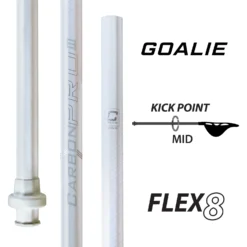 ECD Carbon Pro 3.0 Lacrosse Goalie Shaft 7 ECD Carbon Pro 3.0 Lacrosse Goalie Shaft -Ball Series Store CP3GOALIE 203242 White DET