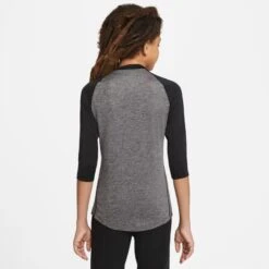 Nike Boys' Baseball Pro Cool Raglan Tee -Ball Series Store CT2682 066 BlackGrey MODBCK