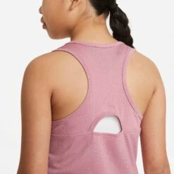 Nike Girls' NikeCourt Dri-FIT Victory Tennis Tank Top -Ball Series Store CV7573 698 ElementalPinkWhite MODDET alt1