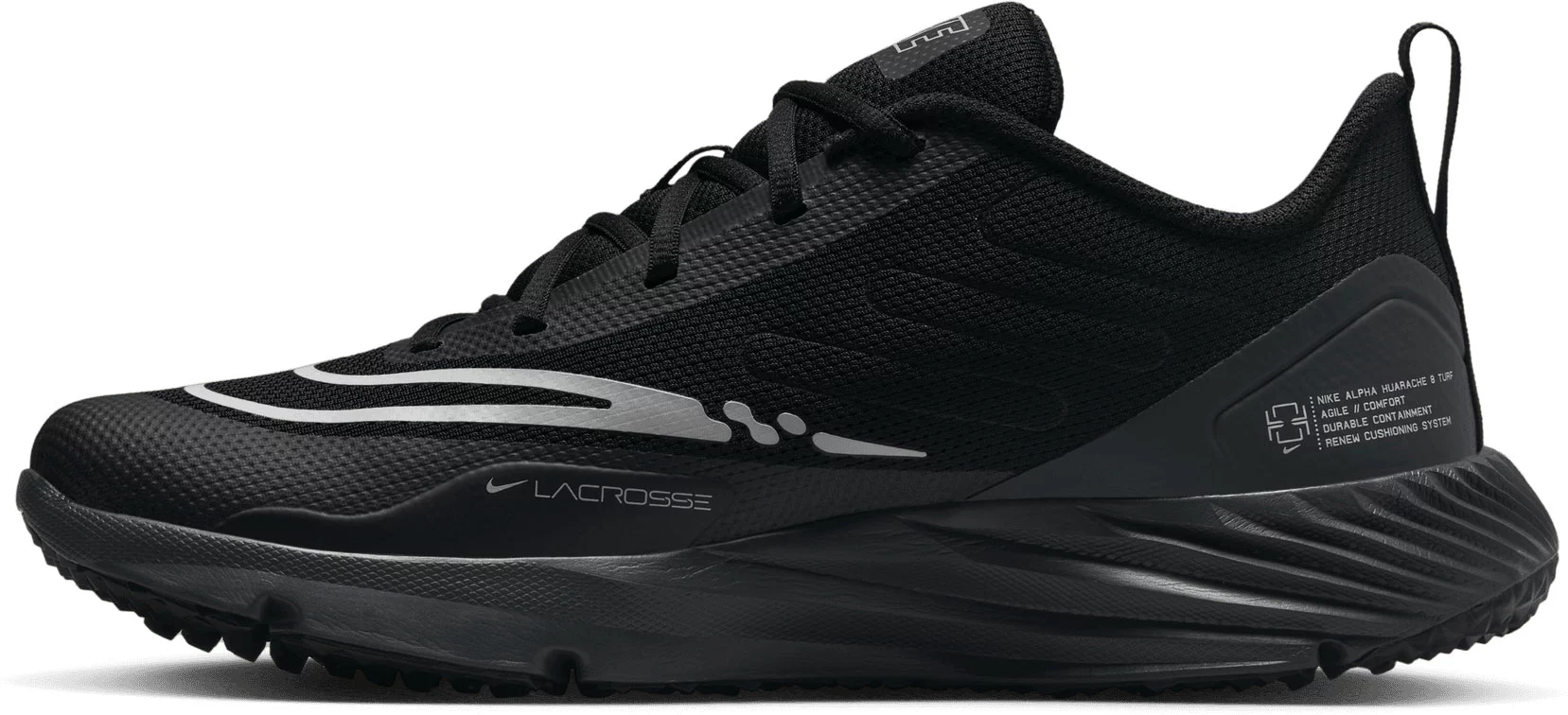 Nike Alpha Huarache 8 Pro Turf Lacrosse Cleats 5 Nike Alpha Huarache 8 Pro Turf Lacrosse Cleats - Image 3