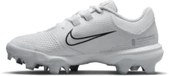 Nike Women's Hyperdiamond 4 Pro MCS Softball Cleats -Ball Series Store DC8990 102 WhiteGrey INS