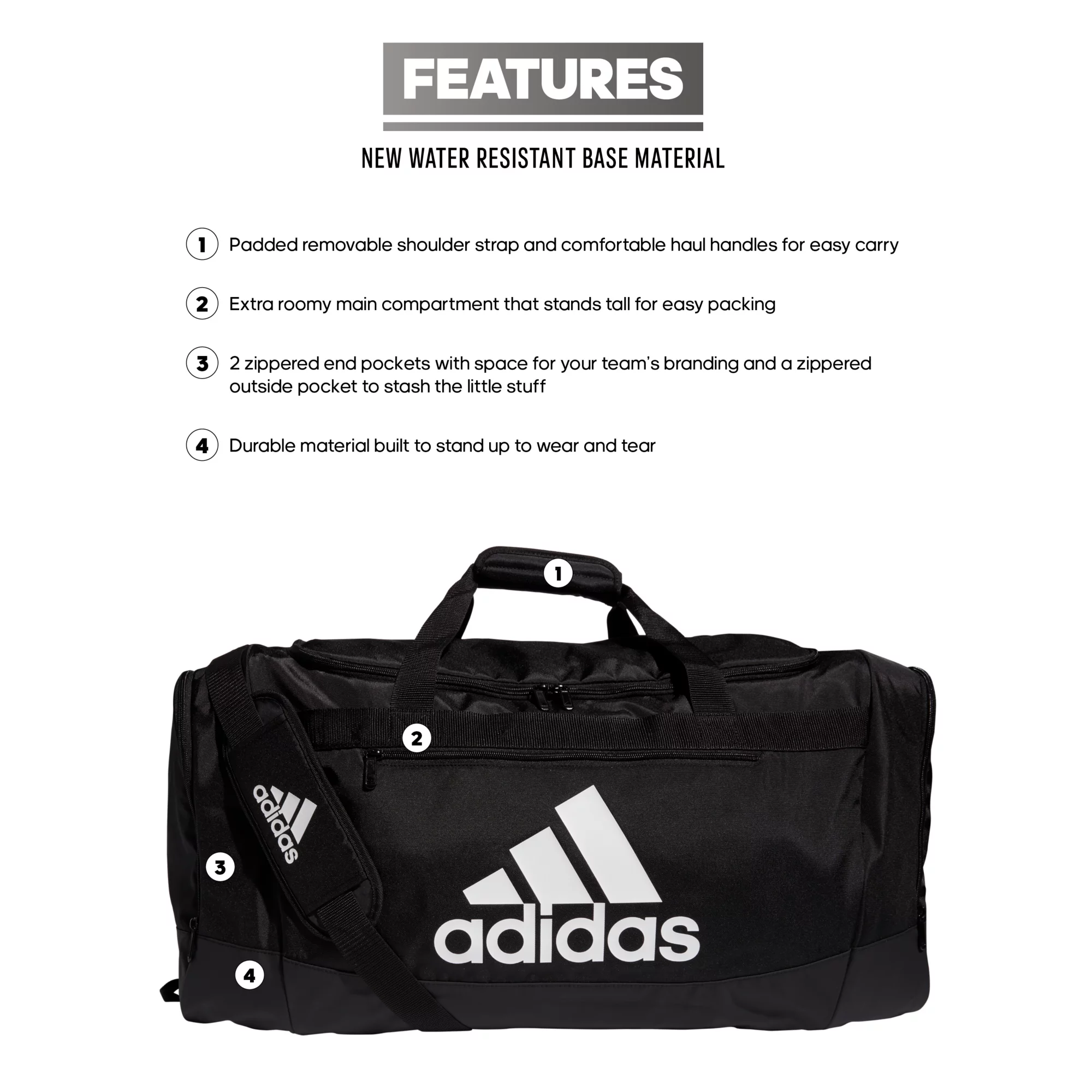 Adidas Defender IV Large Duffel Bag 11 Adidas Defender IV Large Duffel Bag - Image 9