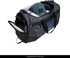 Adidas Defender IV Medium Duffel Bag -Ball Series Store DEFENDERIVMD 5156224 JrsyBkLucdblueSlv OPN