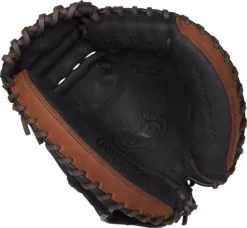 Rawlings 32.5'' Premium Series Catcher's Mitt -Ball Series Store DICD325BWCMRZ DICD325BWCM30 Black PALM