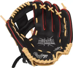 Rawlings 10.5'' Youth Highlight Series Glove 10 Rawlings 10.5'' Youth Highlight Series Glove -Ball Series Store DICH105IB 60 Black PALM