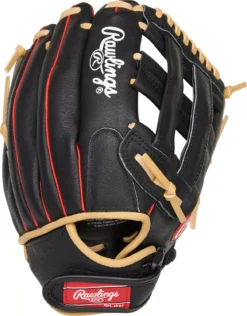 Rawlings 11.5'' Youth Highlight Series Glove 8 Rawlings 11.5'' Youth Highlight Series Glove -Ball Series Store DICH115HB 60 Black BCK