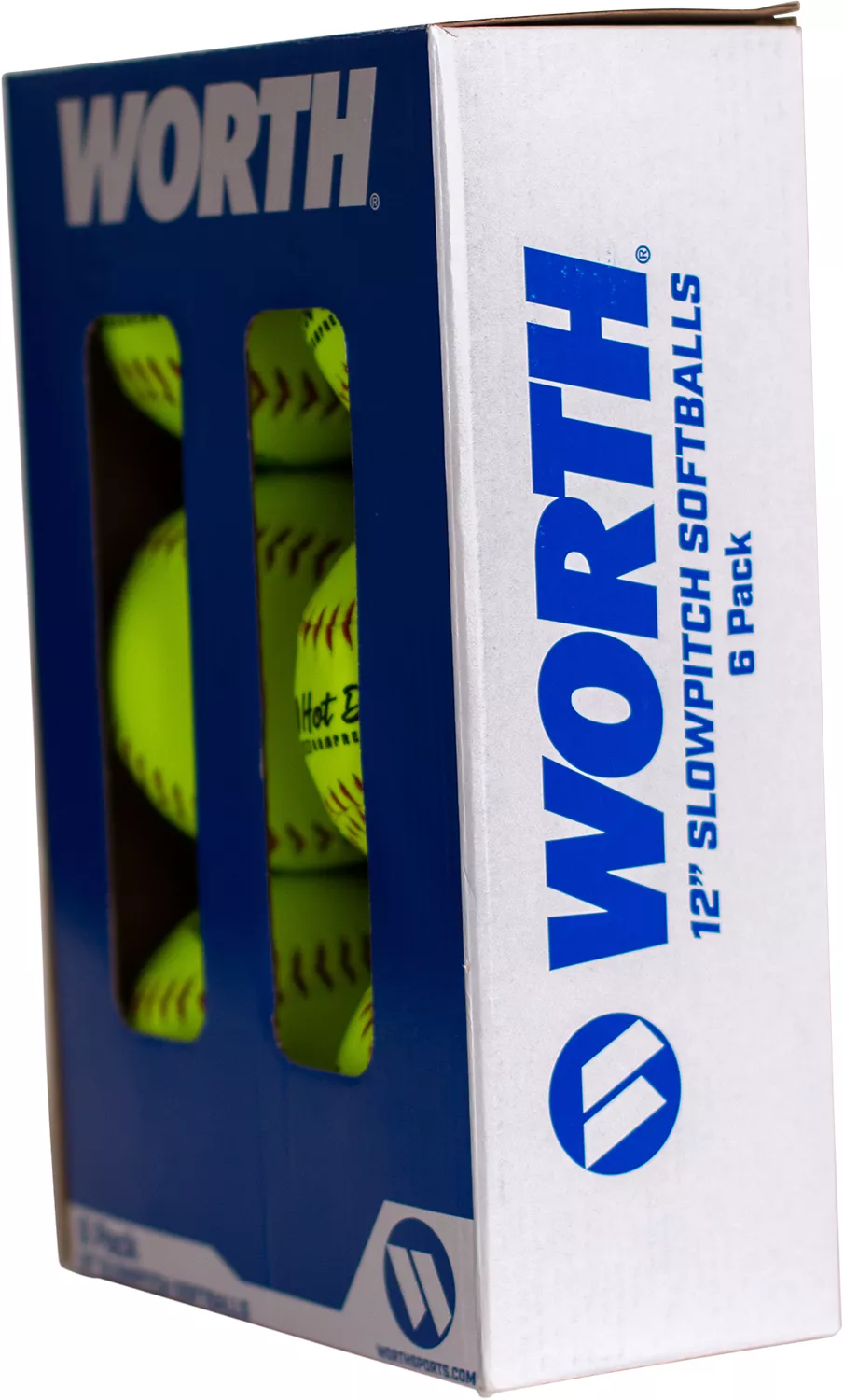 Worth 12" USA Hot Dot Slowpitch Softballs - 6 Pack 6 Worth 12" USA Hot Dot Slowpitch Softballs - 6 Pack - Image 4