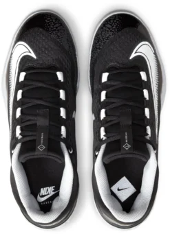 Nike Men's Alpha Huarache Elite 4 Metal Baseball Cleats -Ball Series Store DJ6521 011 BlackGrey TOP