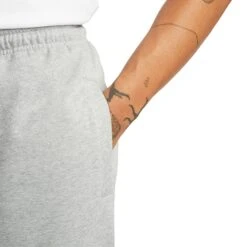 Nike Men's Dri-FIT Standard Issue 8" Fleece Basketball Shorts -Ball Series Store DQ5712 063 DkGreyHeather MODDET alt1