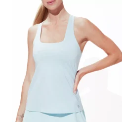 EleVen By Venus Williams Women's Charm Tennis Tank Top 9 EleVen By Venus Williams Women's Charm Tennis Tank Top -Ball Series Store EVT UG TA709B CrystalBlue MODDET