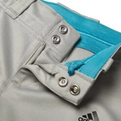 Adidas Girls' Destiny Softball Pants -Ball Series Store GBA12013 GreyBaseball DET alt2