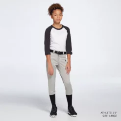 Adidas Girls' Destiny Softball Pants -Ball Series Store GBA12013 GreyBaseball MODBCK