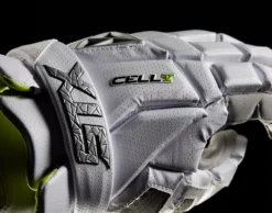 STX Men's Cell V Lacrosse Gloves -Ball Series Store GECL5F 02WEX White DET alt1
