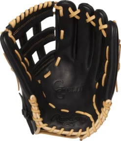 Rawlings 12.75'' GG Elite Series Glove -Ball Series Store GGE1275HBCCLZ DICGGE1275HBCC Black PALM