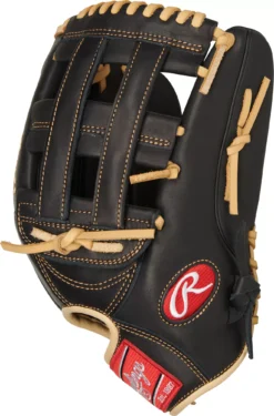 Rawlings 12.75'' GG Elite Series Glove -Ball Series Store GGE1275HBCCLZ DICGGE1275HBCC Black SDER