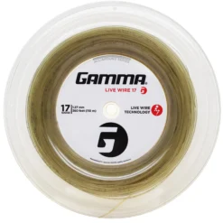 GAMMA Live Wire Tennis String - 17G -Ball Series Store GLW710 Natural DET