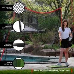 Rukket Sports Haack Golf Net With Tri Turf Matt -Ball Series Store HACK200 NOCOLOR DET alt2