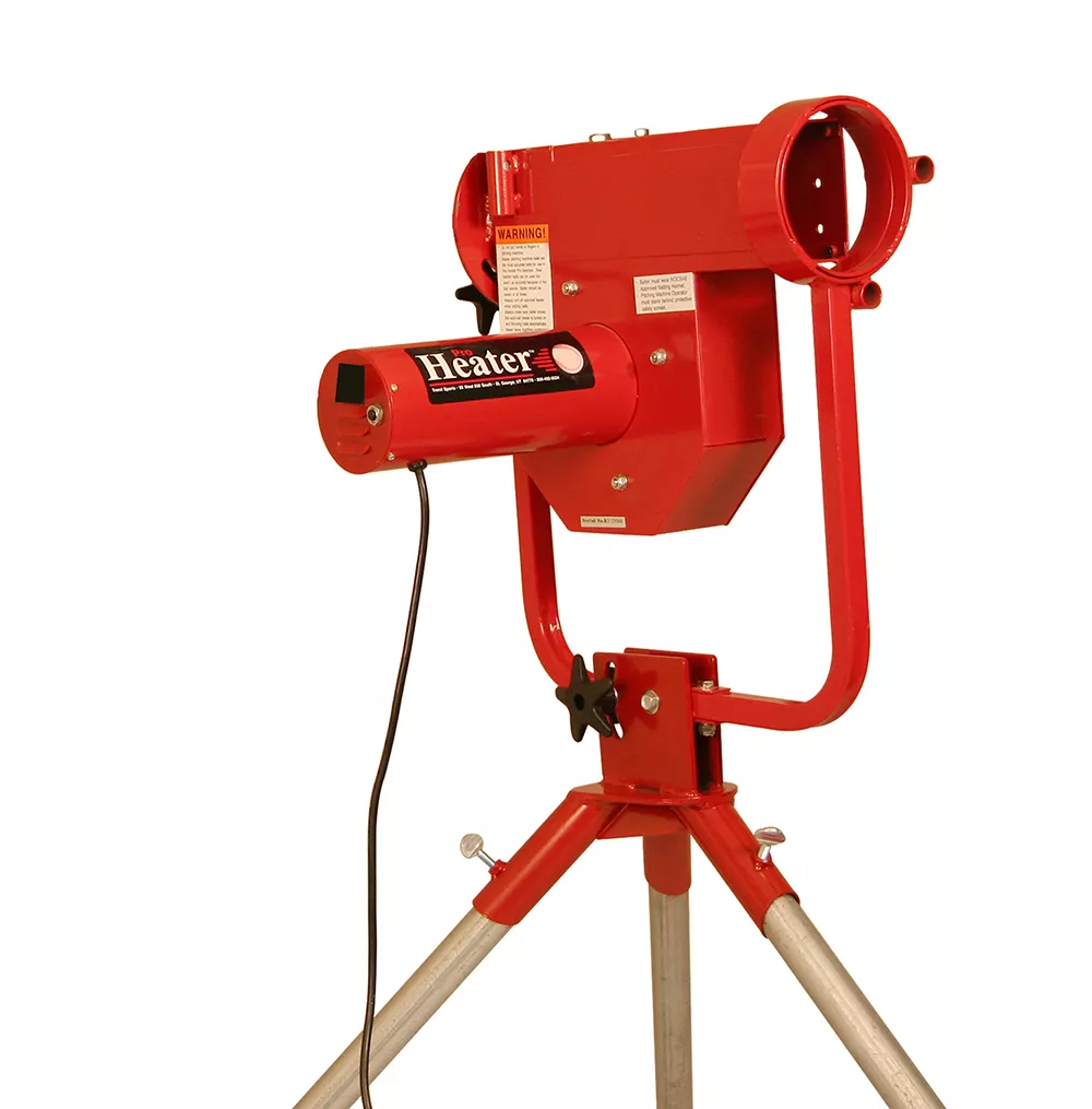 Heater Pro Curve Baseball Pitching Machine & Xtender 24' Batting Cage 4 Heater Pro Curve Baseball Pitching Machine & Xtender 24' Batting Cage - Image 2