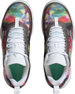 Adidas Women's Avacourt Tennis Shoes -Ball Series Store ID4232 WhiteSilver TOP