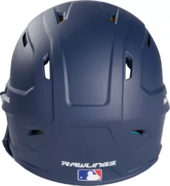 Rawlings Junior Mach Adjust Right-Handed Batting Helmet -Ball Series Store MACHADJRH JR DICMA07JMNADJ Navy BCK