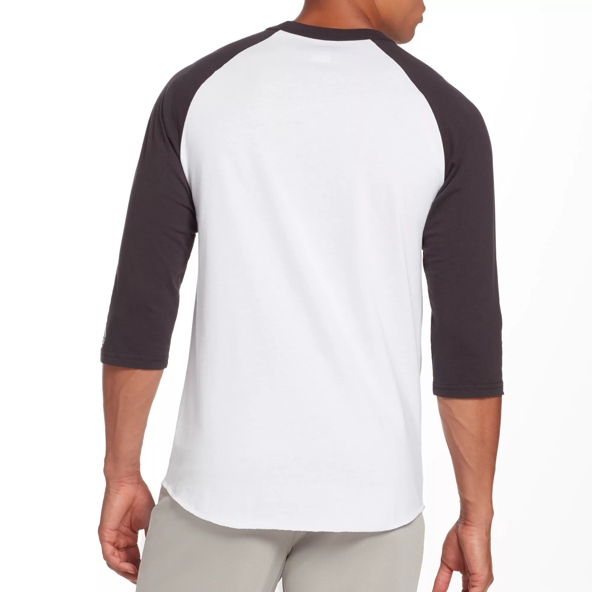 Adidas Men's Triple Stripe Graphic ¾ Sleeve Baseball Shirt 4 Adidas Men's Triple Stripe Graphic ¾ Sleeve Baseball Shirt - Image 2