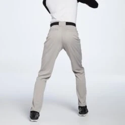 Adidas Men's Triple Stripe Open Bottom Baseball Pants -Ball Series Store MBA12023 GreyBaseball MODBCK alt1