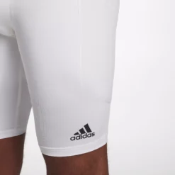 Adidas Men's Triple Stripe Sliding Shorts W/ Cup -Ball Series Store MBA12024 White DET