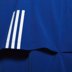 Adidas Men's Triple Stripe Short Sleeve Batting Jacket -Ball Series Store MBA13011 BlueSurf DET alt2