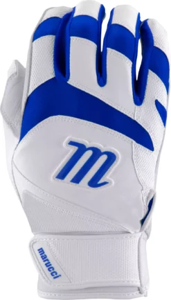 Marucci Youth Signature 3 Batting Gloves 6 Marucci Youth Signature 3 Batting Gloves -Ball Series Store MBGSGN3Y W RB MBGSGN3YWRBY WhiteRoyalB BCK