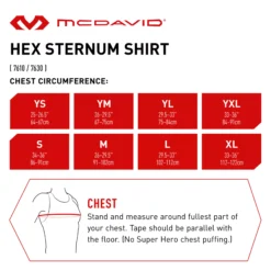 McDavid Youth HEX ¾ Sleeve Sternum Shirt 7 McDavid Youth HEX ¾ Sleeve Sternum Shirt -Ball Series Store MD7630Y MD7630020111 WhiteBlack DET