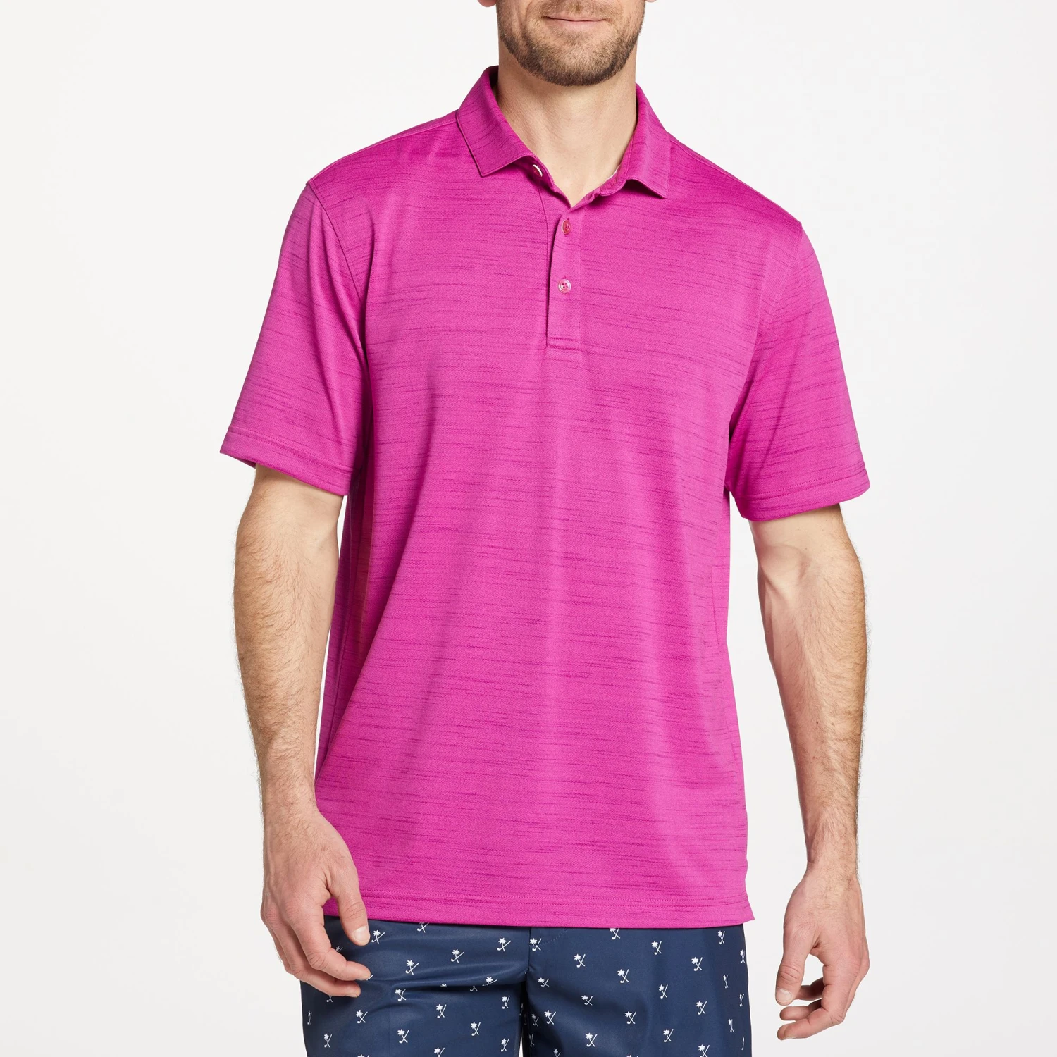 Walter Hagen Men's Perfect 11 Conversational Print Golf Polo 4 Walter Hagen Men's Perfect 11 Conversational Print Golf Polo - Image 2