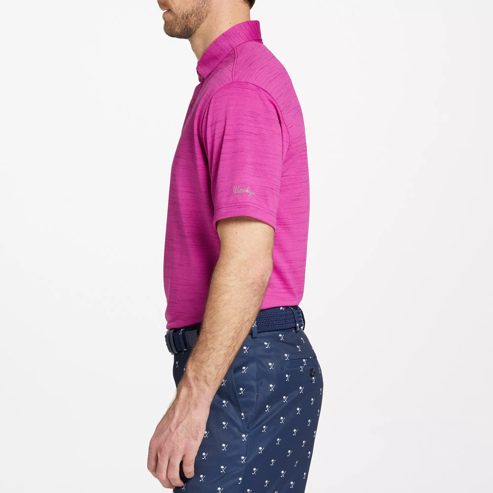 Walter Hagen Men's Perfect 11 Conversational Print Golf Polo 7 Walter Hagen Men's Perfect 11 Conversational Print Golf Polo - Image 5