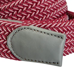 Walter Hagen Men's Heather Braided Golf Belt -Ball Series Store MGA15195 BerryBlastHeather DET alt1