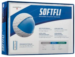 Maxfli 2023 Softfli Personalized Golf Balls -Ball Series Store MX23SOFTFLIWP Black BCK