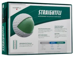 Maxfli 2023 Straightfli Personalized Golf Balls -Ball Series Store MX23STRAFLIWP Black BCK