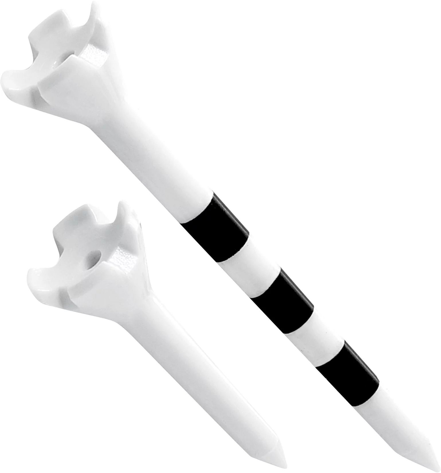 Maxfli Performance Series Low Resistance 2.75” & 1.5” White Golf Tees – 50-Pack 4 Maxfli Performance Series Low Resistance 2.75” & 1.5” White Golf Tees – 50-Pack - Image 2