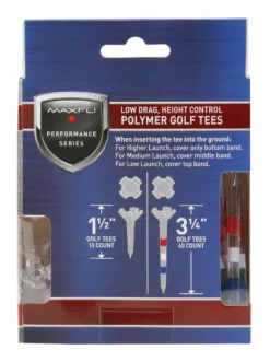 Maxfli 3.25'' USA Golf Tees -Ball Series Store MX510 RWB BCK PD