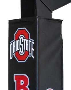 Goalsetter Ohio State Buckeyes Basketball Pole Pad -Ball Series Store PC824OHS 1 Black DET alt1