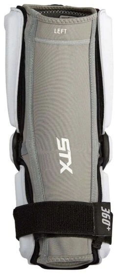 STX Stallion 900 Lacrosse Arm Guards -Ball Series Store PDAGS9 02WEX White BCK