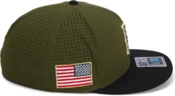 Perfect Game Hoffman Patriot Cap -Ball Series Store PG038 ArmyGreenBlack SDER