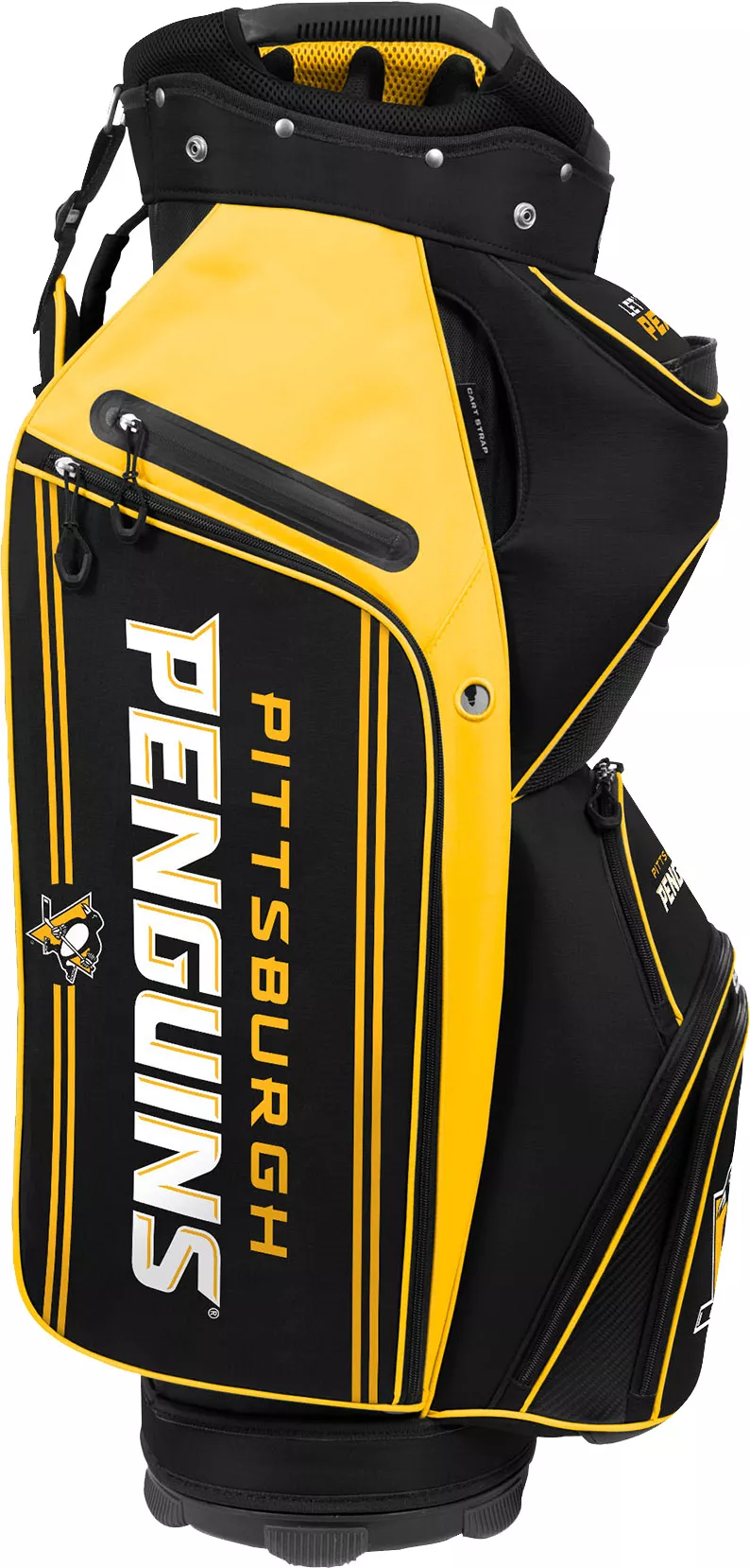 WinCraft Team Effort Pittsburgh Penguins Bucket III Cooler Cart Bag 5 WinCraft Team Effort Pittsburgh Penguins Bucket III Cooler Cart Bag - Image 3