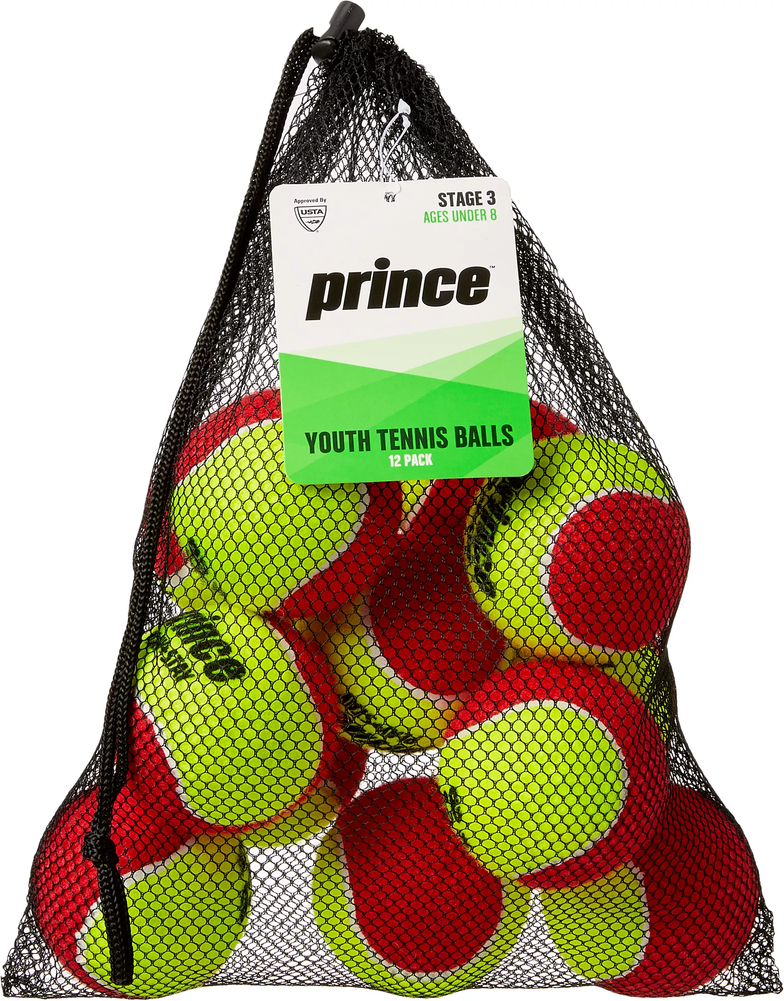 Prince Stage 3 Youth Tennis Ball 12-Pack - Image 2